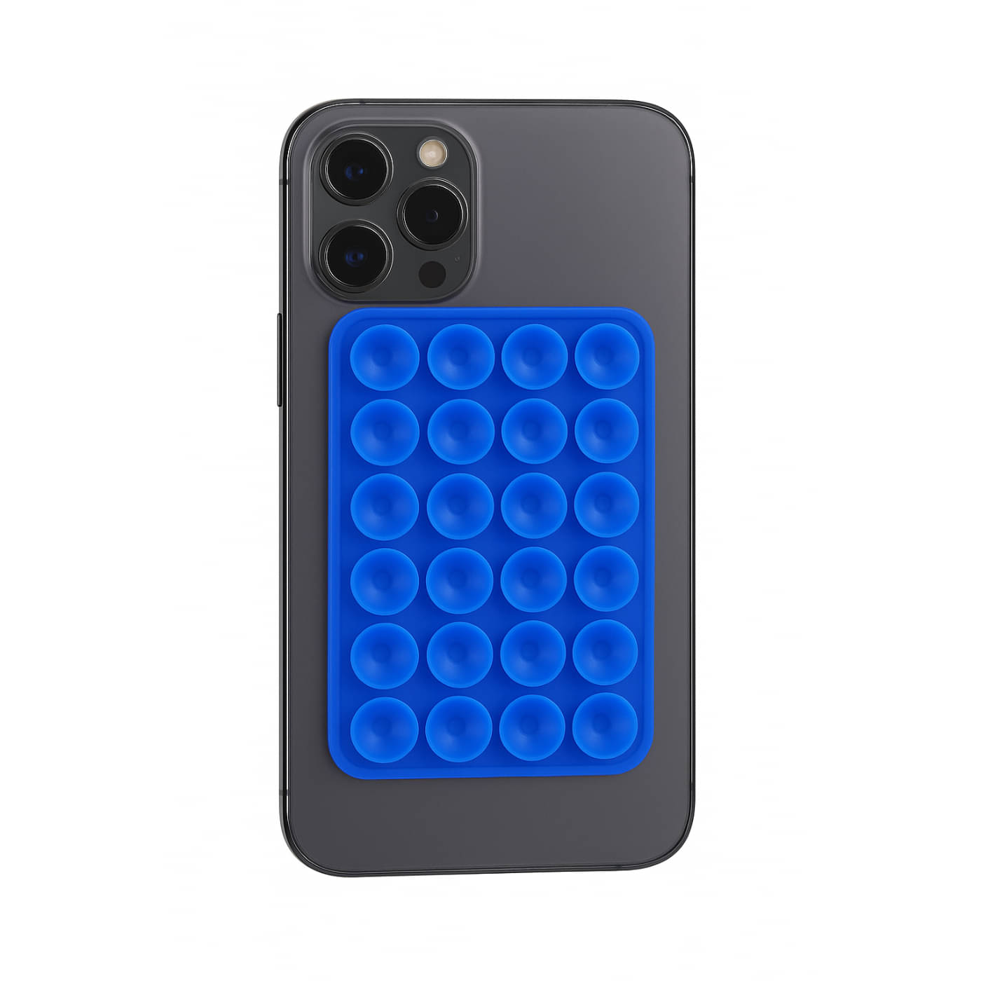     			Silicone Suction Phone Case Mount, Non Slip Sticky Phone Grip for Cellphone, Silicon Adhesive Suction Cup Phone Mount, Strong Grip Holder for Selfies and Videos (Multicolor - 1 Pack )