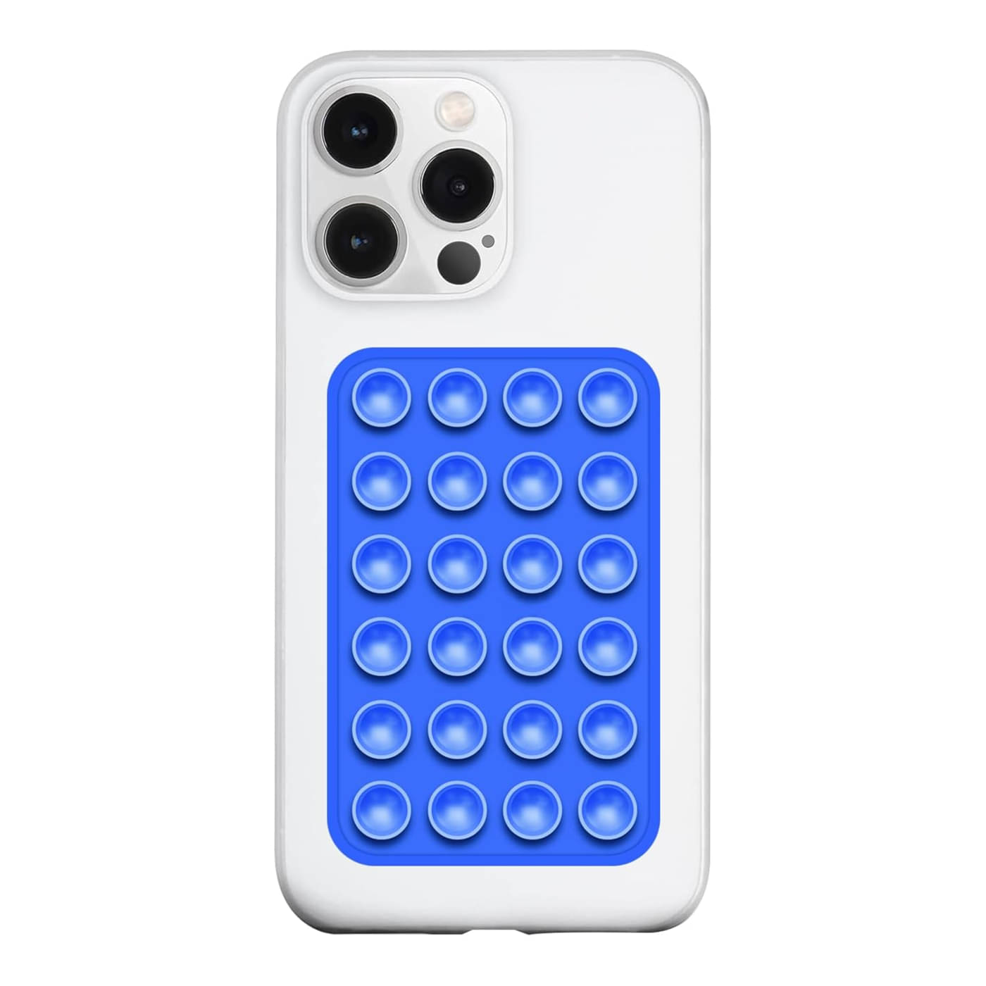     			Silicone Suction Phone Case Mount, Non Slip Sticky Phone Grip for Cellphone, Silicon Adhesive Suction Cup Phone Mount, Strong Grip Holder for Selfies and Videos (Multicolor - 1 Pack )