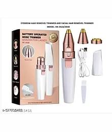 Skyflying 2 in 1 Women Trimmer White Cordless Eyebrow Trimmer With 30 minutes Runtime