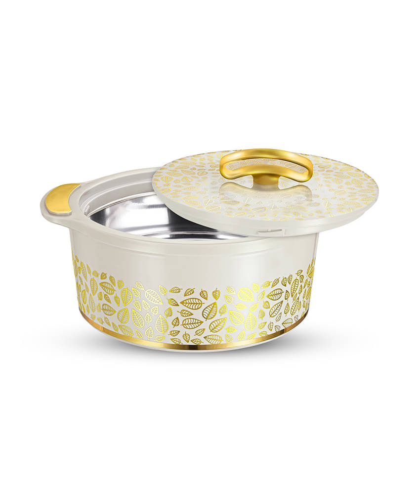 Trueware Desire Inner Steel 1000 ML White Plastic Thermoware Casserole ( Set of 1 , 1000 mL ) Trueware Desire Inner Steel 1000 ML White Plastic Thermoware Casserole ( Set of 1 , 1000 mL )