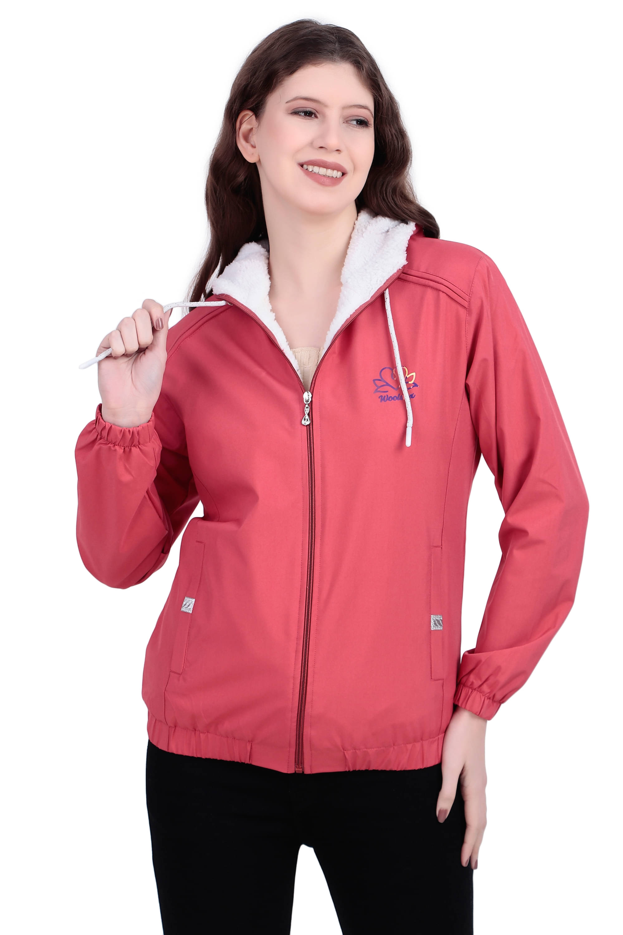 Wooldex Women Regular Jacket ( Pink )     			Wooldex Women Regular Jacket ( Pink )