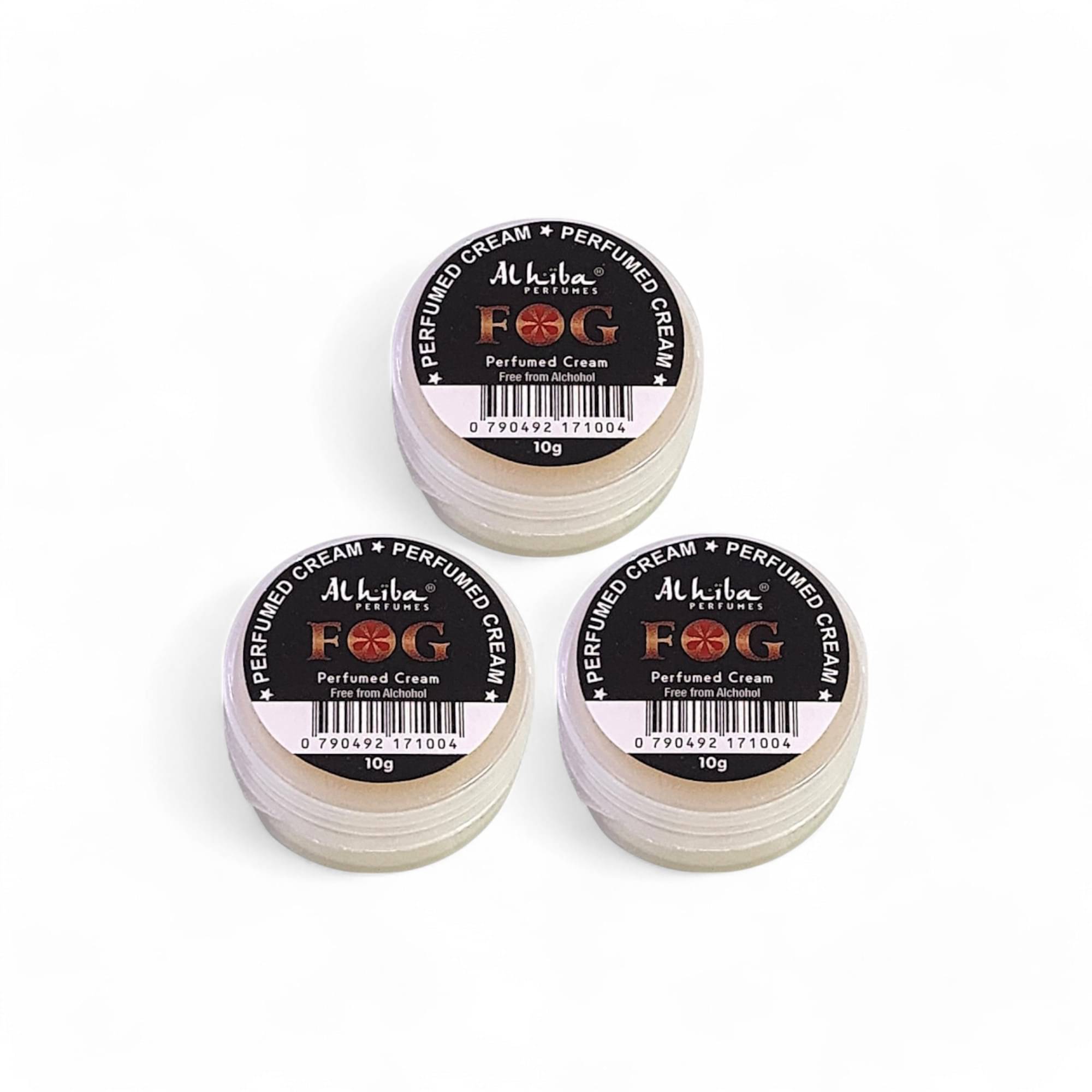     			Al Hiba Fog Perfumed Body Deodorant Cream for Unisex 10 gm ( Pack of 3 )