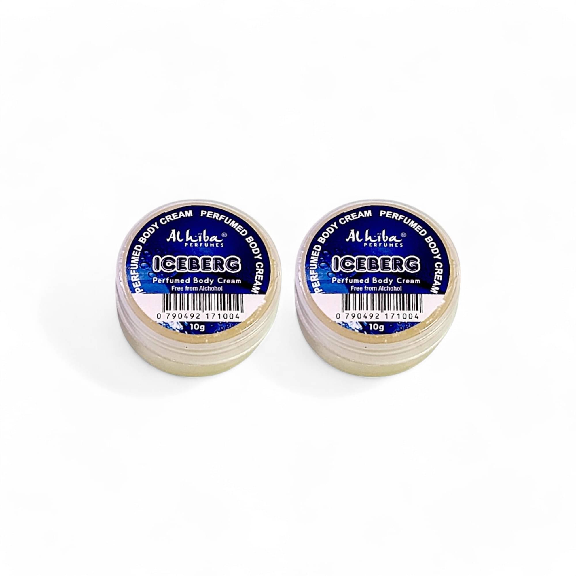     			Al Hiba Iceberg Perfumed Body Deodorant Cream for Unisex 10 gm ( Pack of 2 )