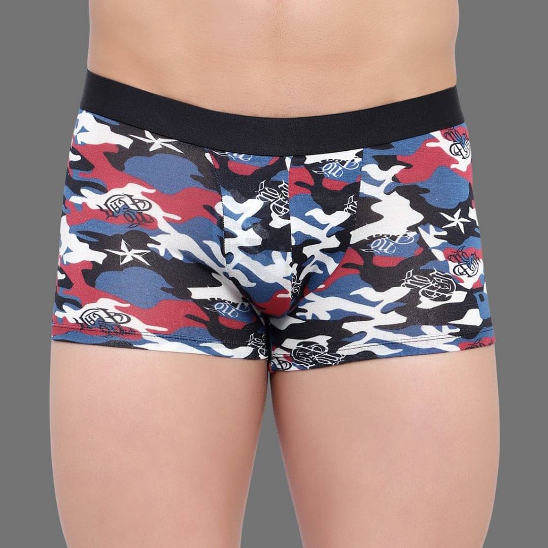     			Bruchi Club Pack of 1 Modal Trunks For Men's ( Multicolor )