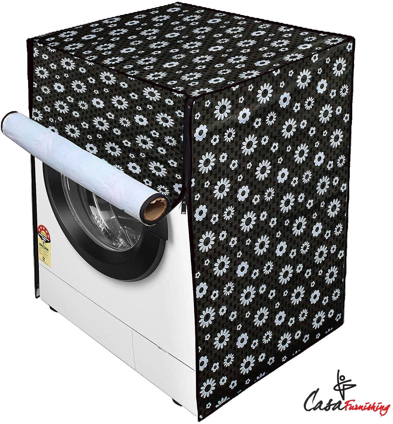     			CASA FURNISHING Front Load Washing Machine Cover Compatiable For 7 kg - BRONZE