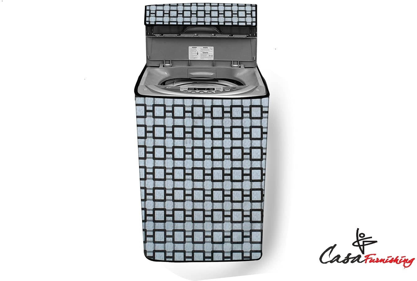 CASA FURNISHING Fully Automatic Washing Machine Cover Compatiable For 7 kg - GREY CASA FURNISHING Fully Automatic Washing Machine Cover Compatiable For 7 kg - GREY