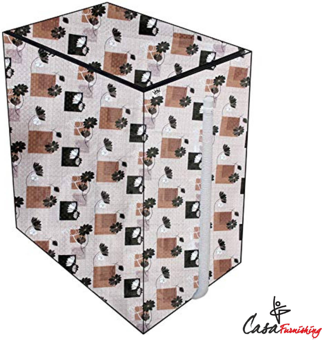 CASA FURNISHING Semi-Automatic Washing Machine Cover Compatiable For 7 kg - Off White CASA FURNISHING Semi-Automatic Washing Machine Cover Compatiable For 7 kg - Off White