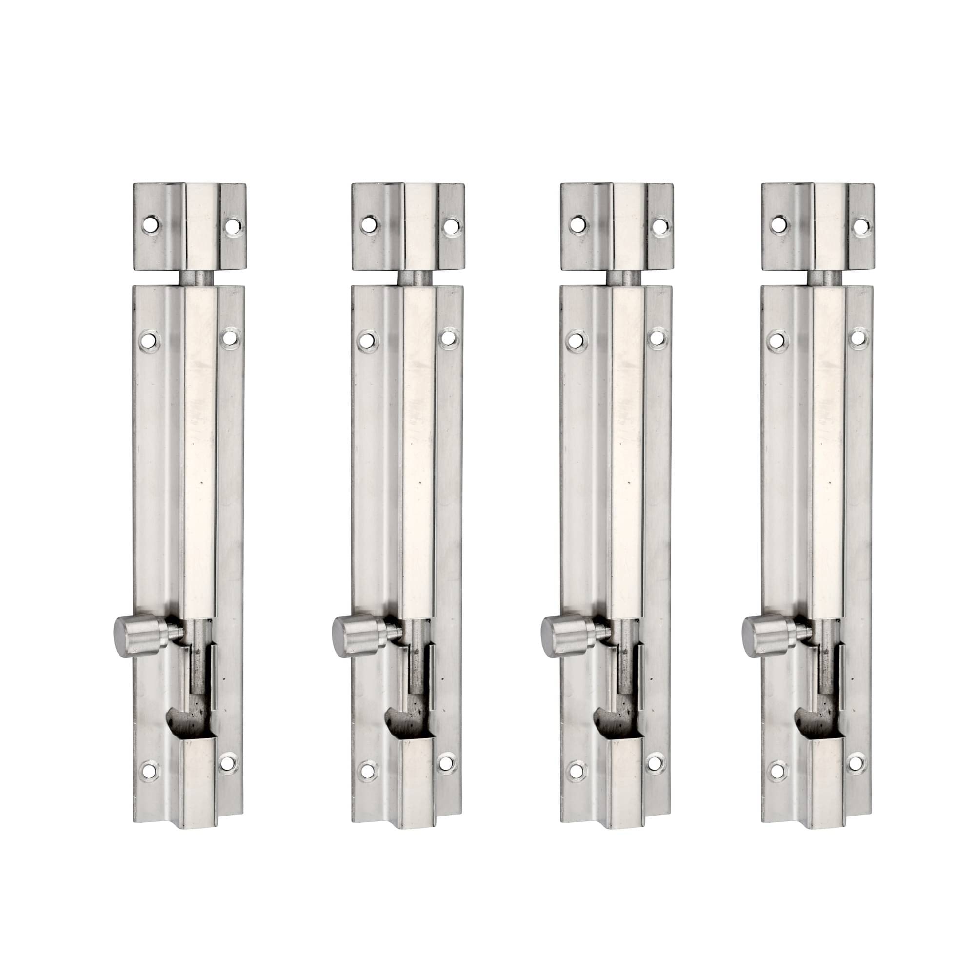     			Ccore SS-Premium Tower Bolt 6 Inch – Heavy Duty Stainless Steel Door Lock | Matt & Glossy Finish | Push-to-Close Design | Ideal for Doors, Windows, Cupboards – Home & Office Use | Pack Of 4