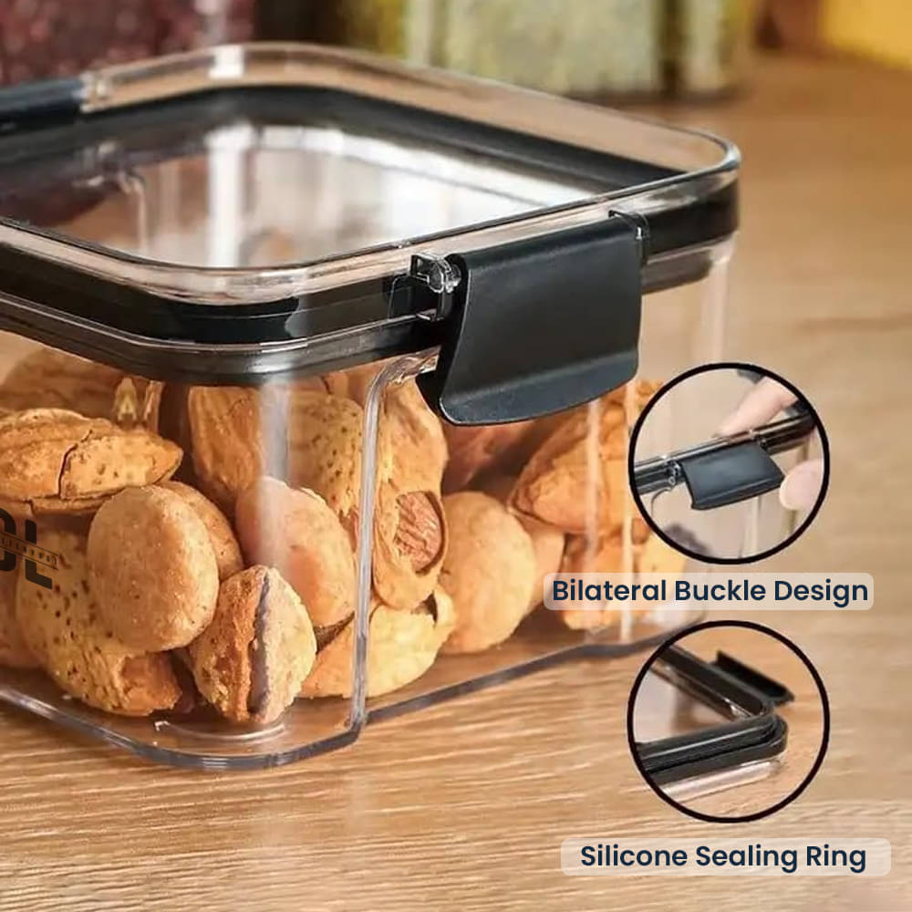 Craftlayout CL-006-PL-SPB-003 Plastic Transparent Spice Container ( Set of 6 ) Craftlayout CL-006-PL-SPB-003 Plastic Transparent Spice Container ( Set of 6 )
