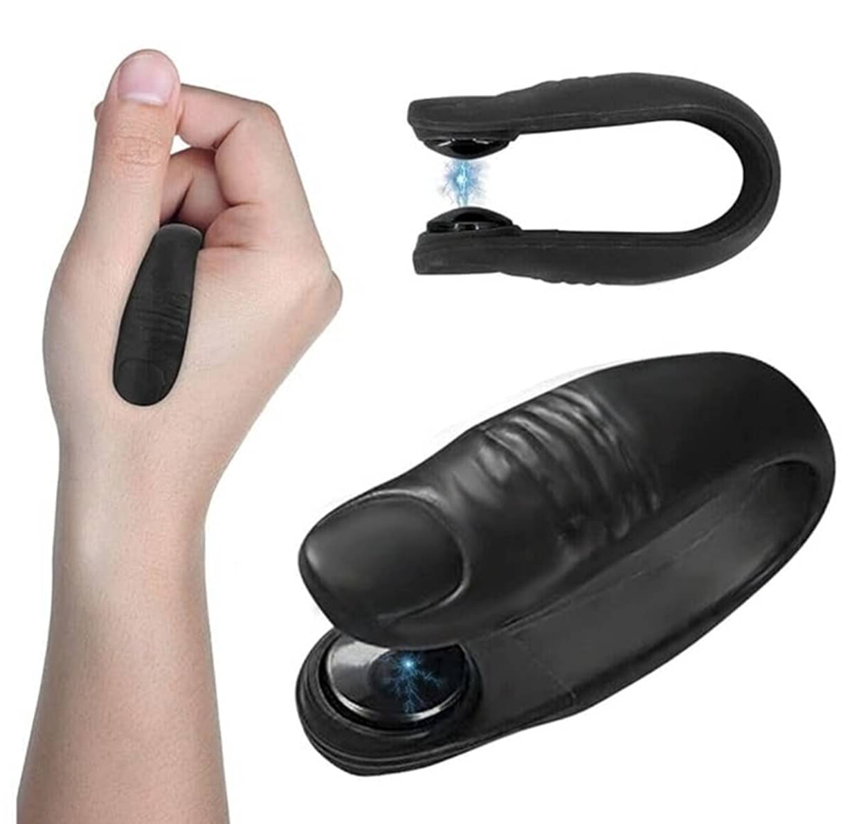 Cure18 Clip Sugar Control LI4 Acupressure Point Clip for Headache, Diabetes Control Massager (Black) Cure18 Clip Sugar Control LI4 Acupressure Point Clip for Headache, Diabetes Control Massager (Black)