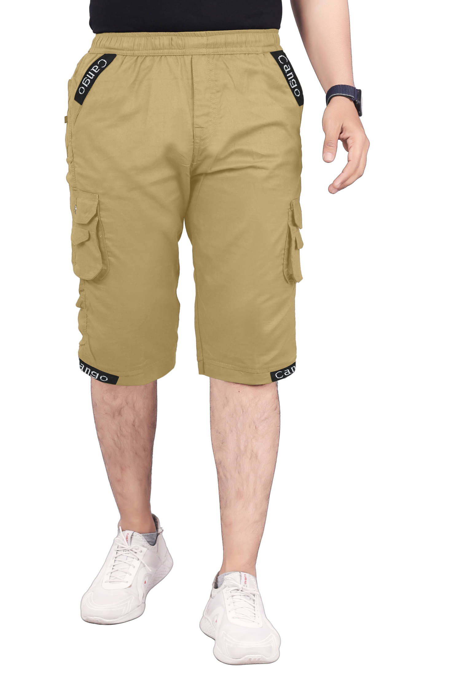 Ethnic trove Beige Cotton Blend Men's Three-Fourths ( Pack of 1 ) Ethnic trove Beige Cotton Blend Men's Three-Fourths ( Pack of 1 )