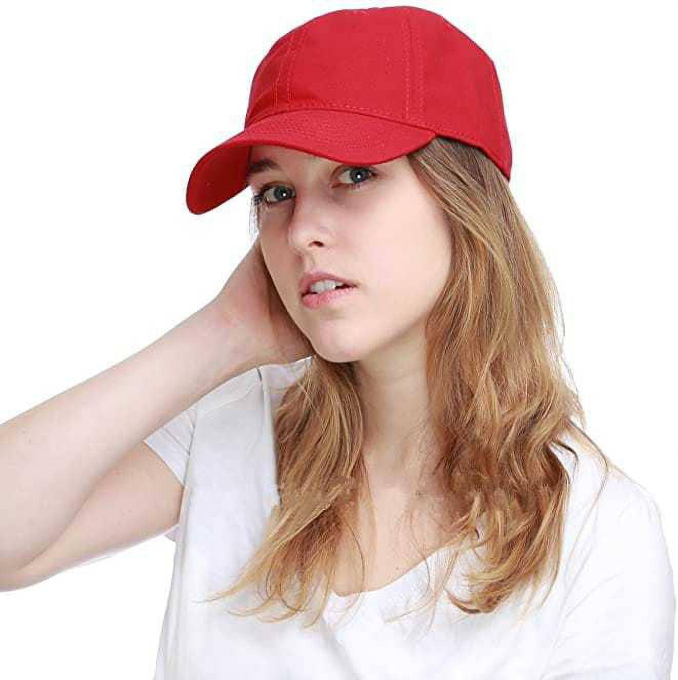     			Evanden Red Cotton Women's Cap ( Pack of 1 )