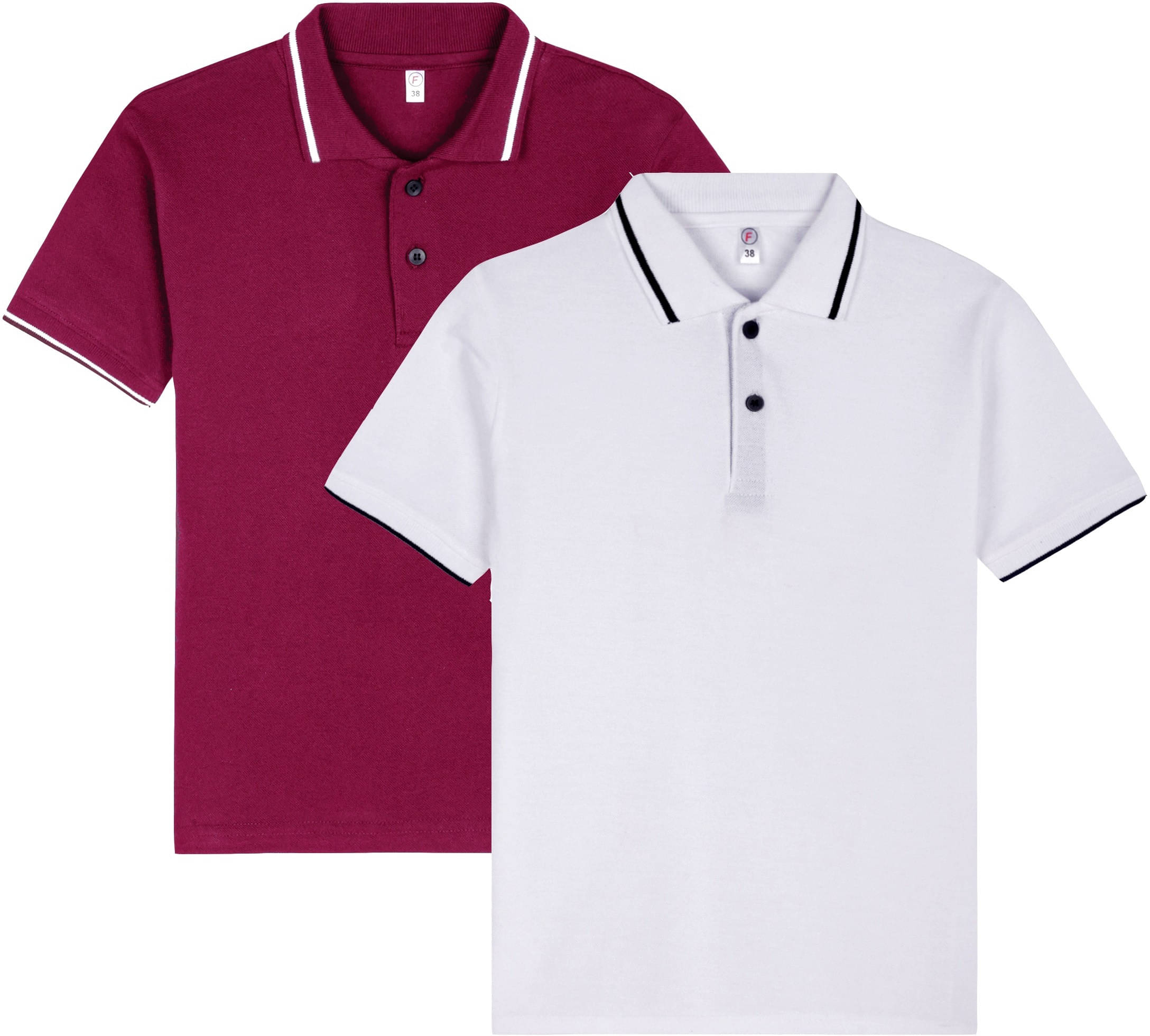     			Eye Water Pack of 2 Boys Cotton Blend Polo T-Shirt ( Multicolor )