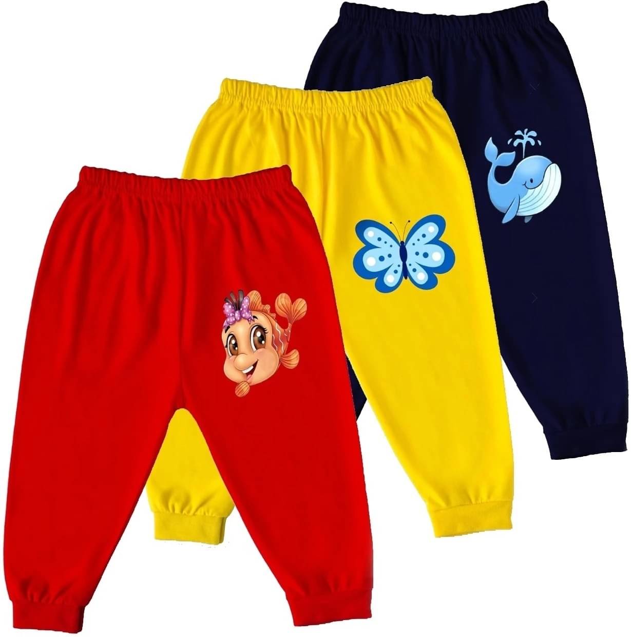 Eye Water Pack of 3 Boys Cotton Blend Trackpant ( Multicolor ) Eye Water Pack of 3 Boys Cotton Blend Trackpant ( Multicolor )