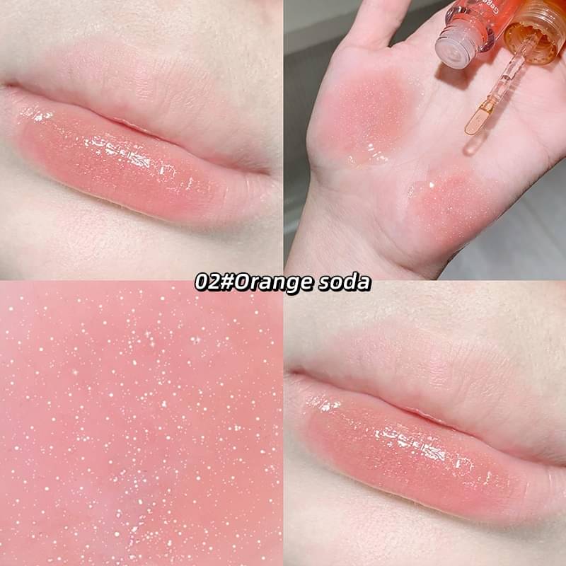     			GEGE BEAR Orange Glossy Lip Gloss 20