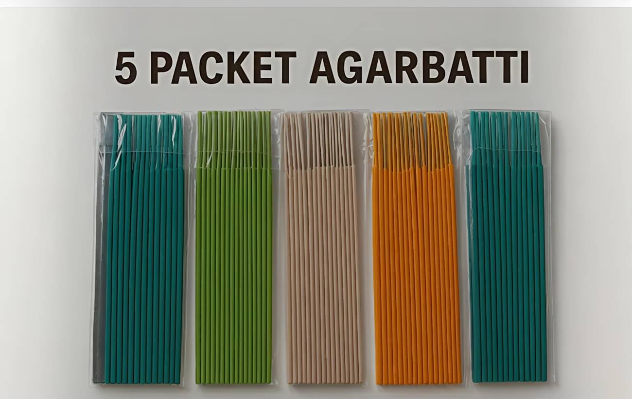     			GENRICCCC Incense Stick Rose 200 gm ( Pack of 5 )