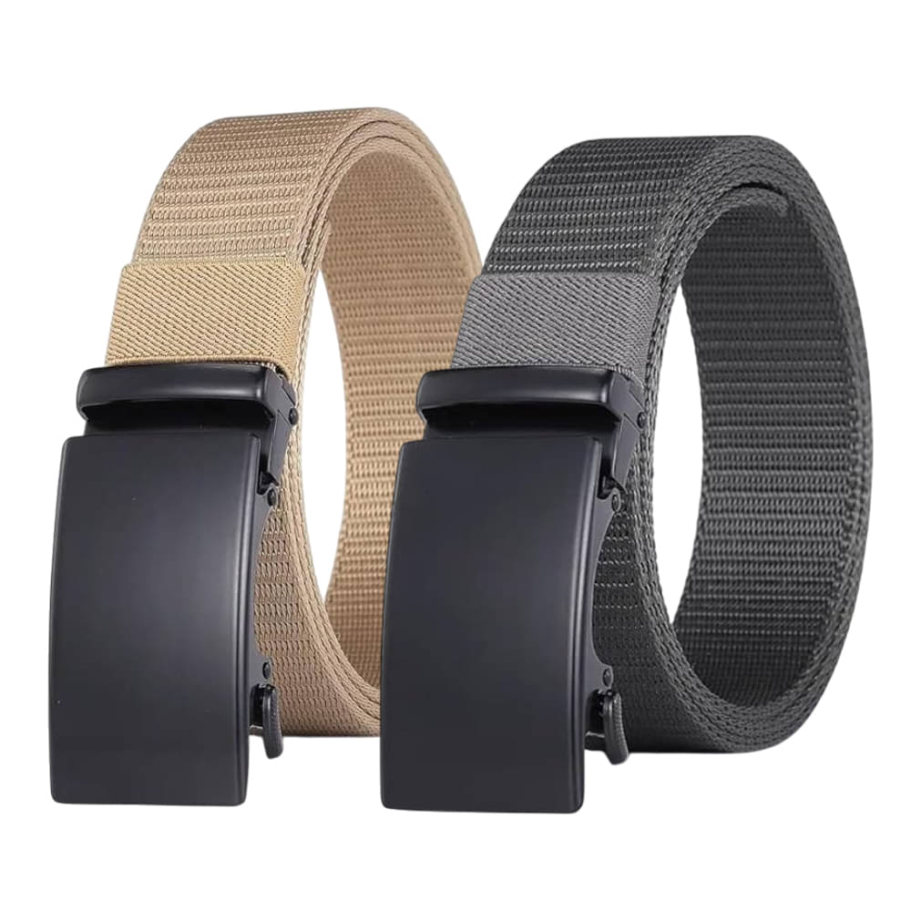 Generic - Multicolor Nylon Men's Casual Belt ( Pack of 2 ) Generic - Multicolor Nylon Men's Casual Belt ( Pack of 2 )