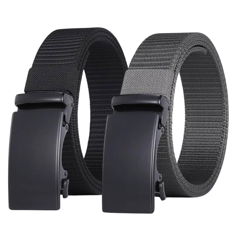 Generic - Multicolor Nylon Men's Casual Belt ( Pack of 2 ) Generic - Multicolor Nylon Men's Casual Belt ( Pack of 2 )