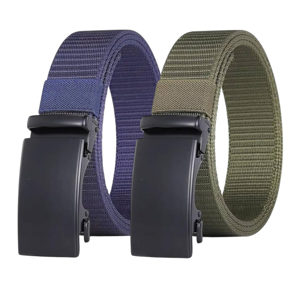 Generic - Multicolor Nylon Men's Casual Belt ( Pack of 2 ) Generic - Multicolor Nylon Men's Casual Belt ( Pack of 2 )