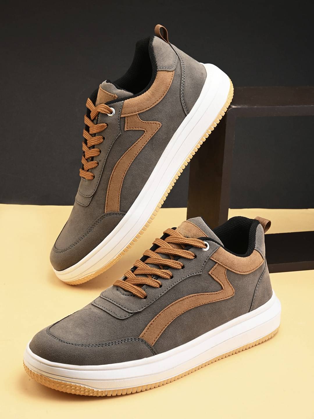     			INVERSION Grey Men's Sneakers