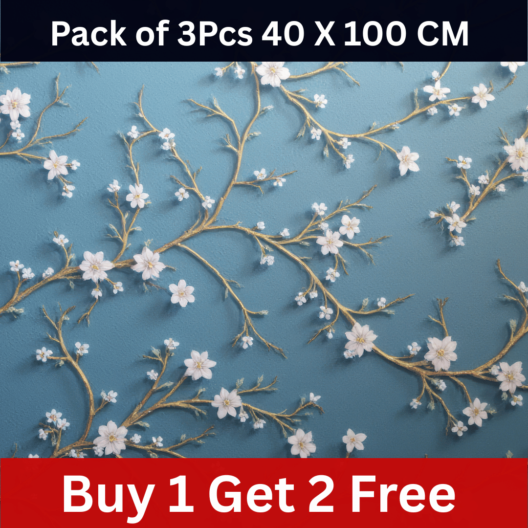     			Interawall Decor Self-Adhesive Decal Wallpaper Specific Product for Bedroom, Living Room, Kids Room, Play Room, Office | Abstract Home Wallpaper for Home Decor (Buy 1 get 2 Free, Pack of 3 Pcs,  Size-16x39 Inches Each Strip)