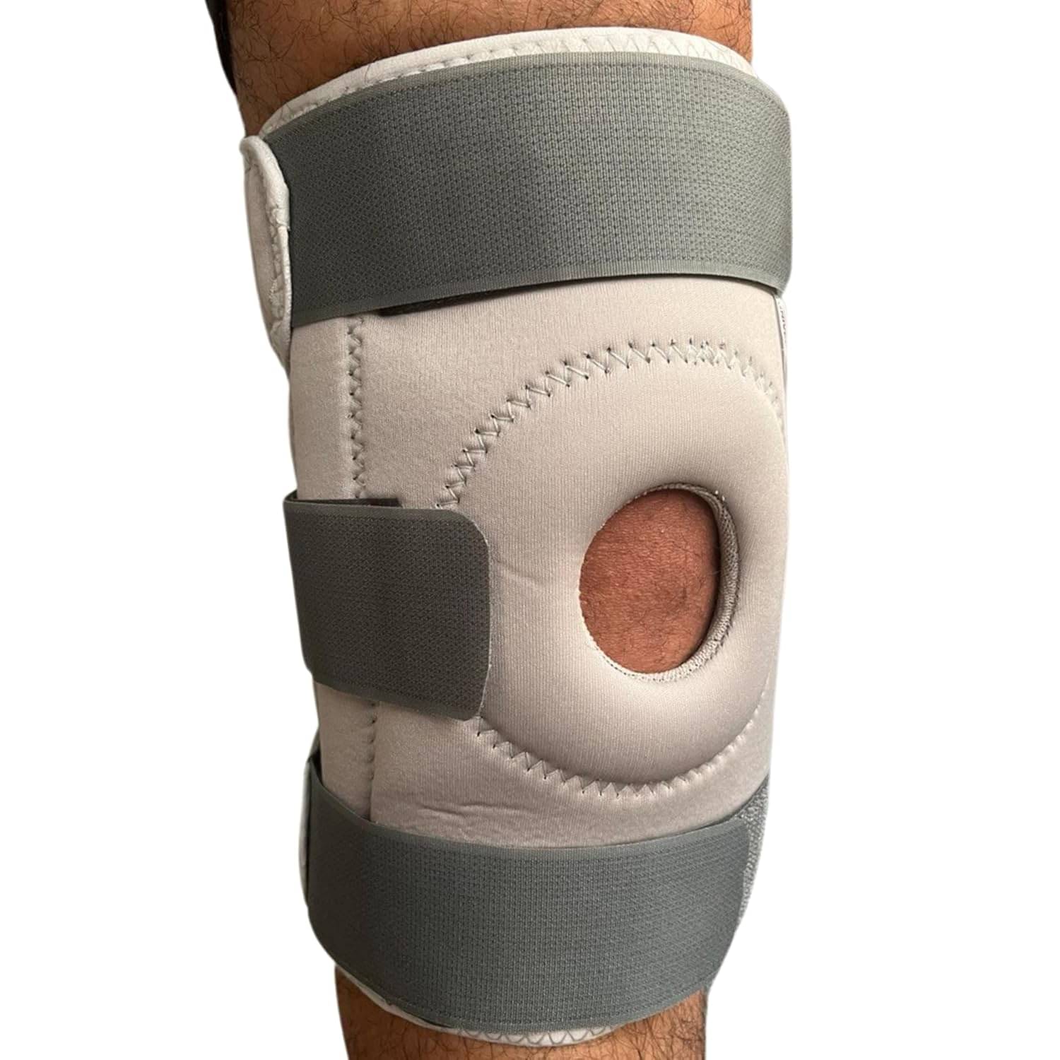     			JARVIS Unisex Hinged Knee Braces Single Grey ( Free Size - Size )