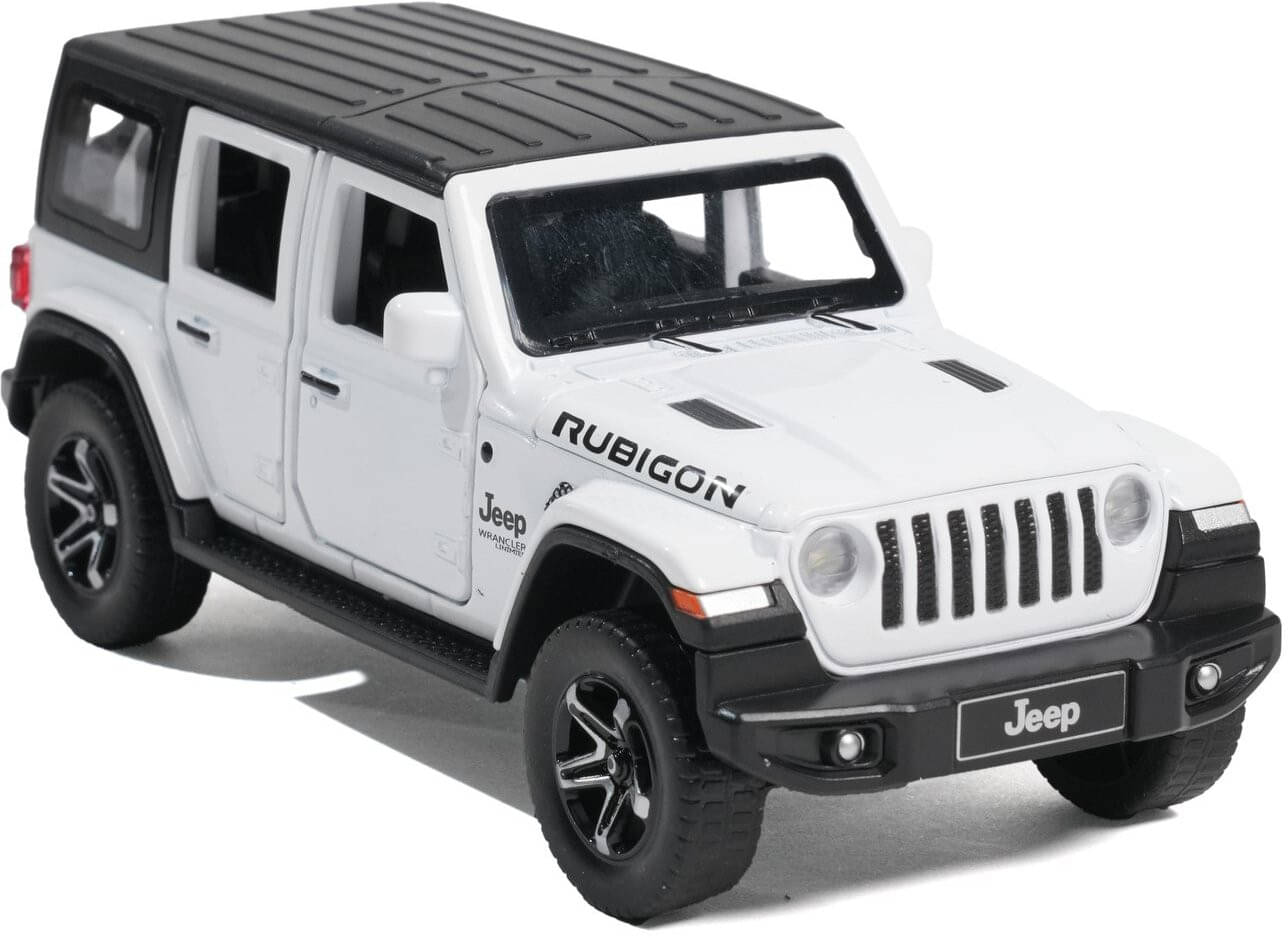     			Joy Junction JEEP Model Car 1:32 Metal Pull Back Die-cast Car (White)