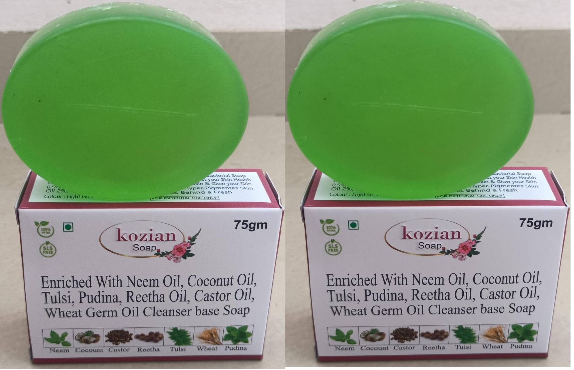 KOZIAN Natural Baby Soap 75 g ( 2 pcs ) KOZIAN Natural Baby Soap 75 g ( 2 pcs )