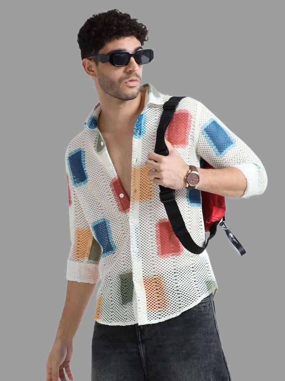     			KRIVA 100% Cotton Regular Fit Self Design Full Sleeves Men's Casual Shirt - Orange ( Pack of 1 )