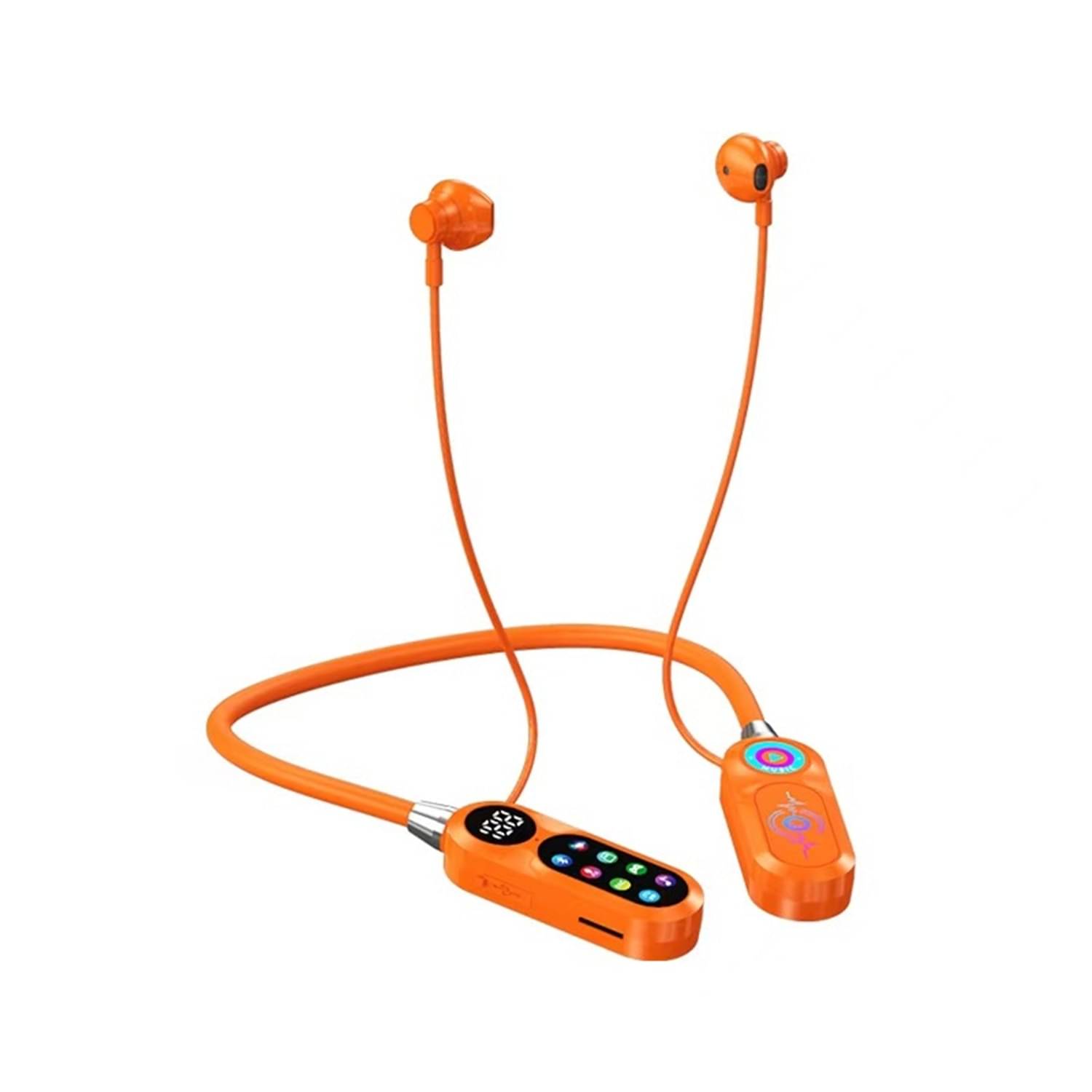     			Life Like Bluetooth Neckband With 100 Hours Working Playtime - Orange