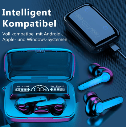     			M19 Bluetooth True Wireless (TWS) In Ear 20 Hours Playback Fast charging,Powerfull bass IPX4(Splash & Sweat Proof) Black