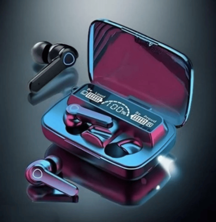     			M19 Bluetooth True Wireless (TWS) In Ear 20 Hours Playback Fast charging,Powerfull bass IPX4(Splash & Sweat Proof) Black