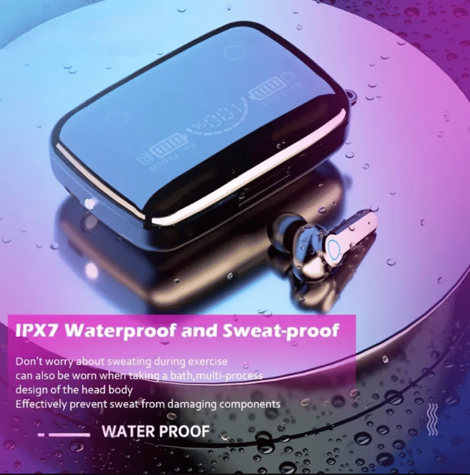     			M19 Earbud TWS Wireless in Ear Earbuds with Touch Control Gaming Bluetooth Earphone Bluetooth Headset (Multicolor, True Wireless)