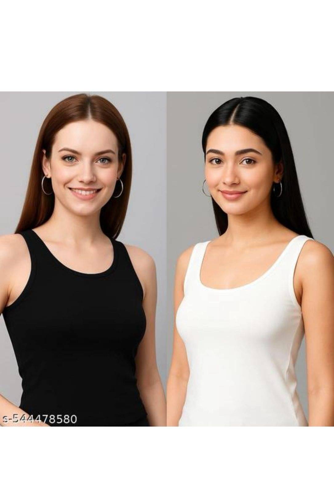 MITSURU Women Cotton Camisoles ( Multicolor ) MITSURU Women Cotton Camisoles ( Multicolor )