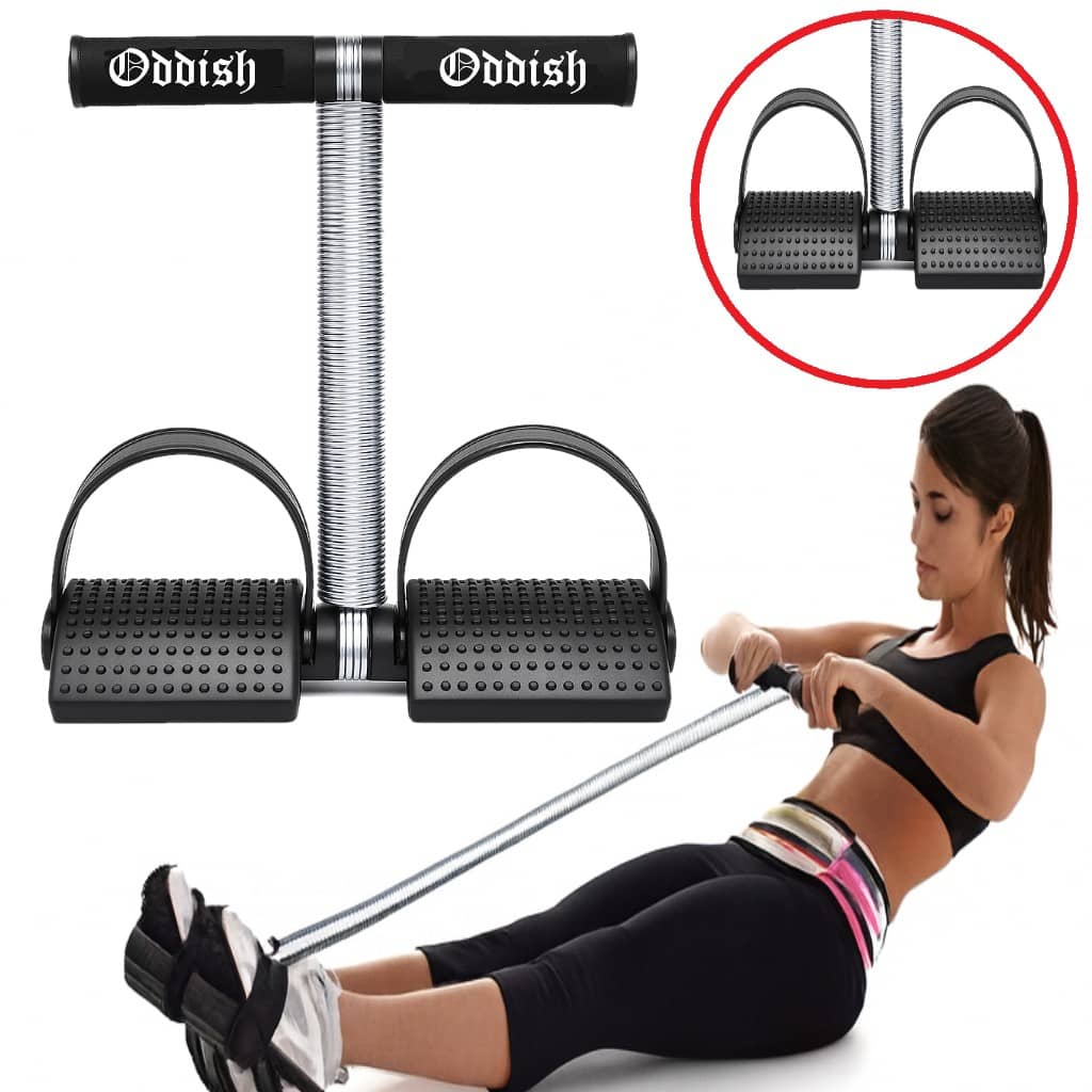 ODDISHÂ® Tummy Trimmer Single Spring Abdominal ABS Exerciser Body Toner-Fat Buster Oblique Workout Love Handles Perfect Waist Trimmer Home Gym Equipment for Men and Women - Sports and Fitness Equipment | Buy online on ZillyBuy