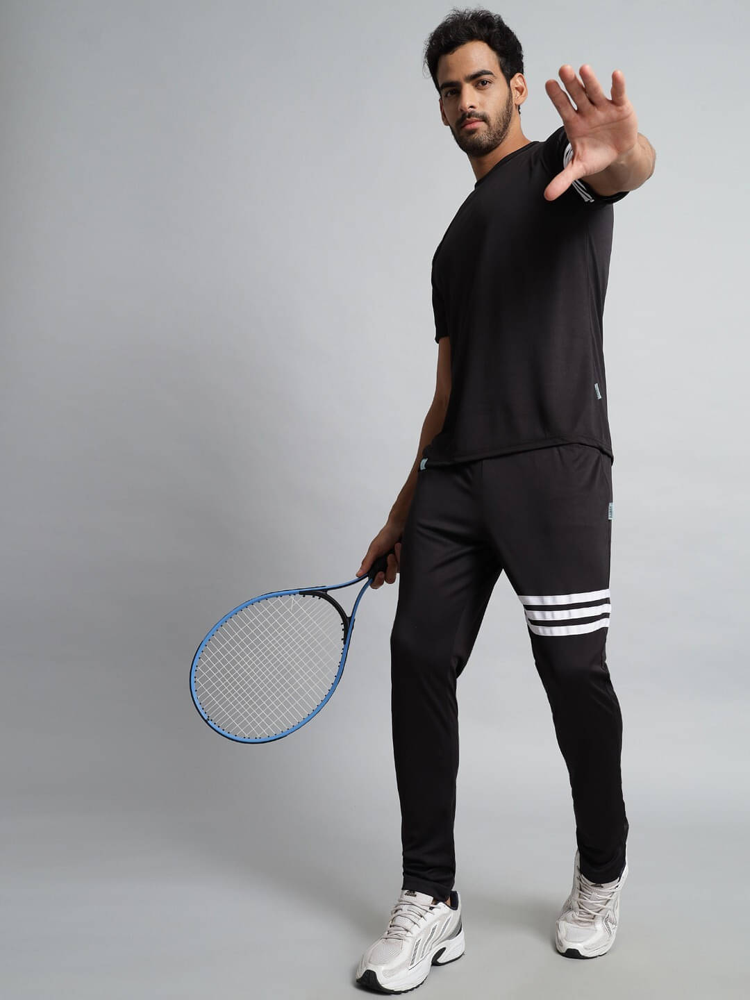 RABBY Black Polyester Regular Fit Men's Tracksuit ( Pack of 1 )     			RABBY Black Polyester Regular Fit Men's Tracksuit ( Pack of 1 )