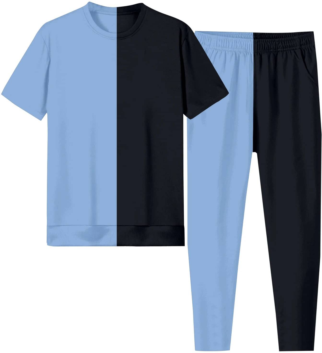     			RABBY Blue Polyester Blend Regular Fit Men's Tracksuit ( Pack of 1 )