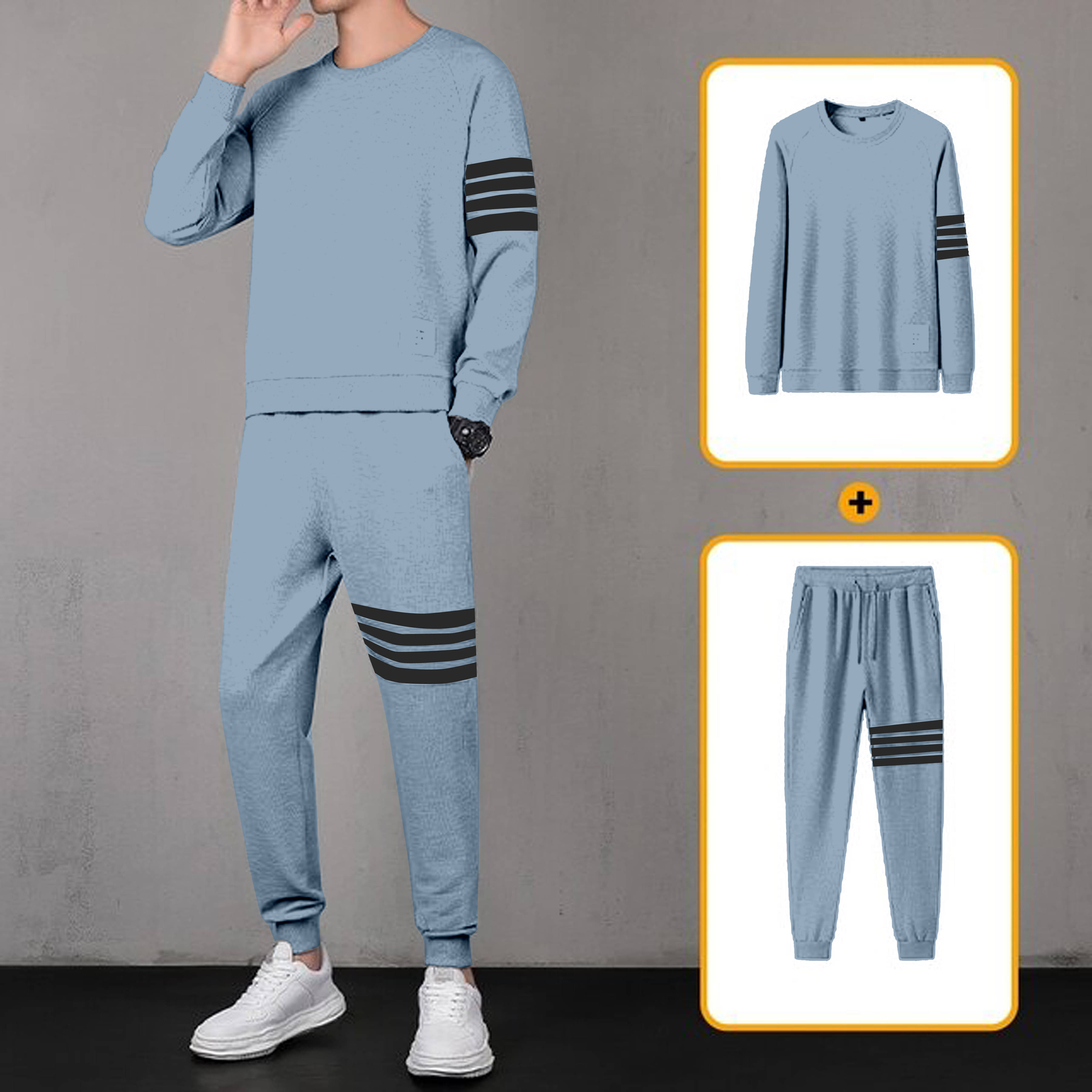 RABBY Light Green Polyester Blend Regular Fit Men's Tracksuit ( Pack of 1 )     			RABBY Light Green Polyester Blend Regular Fit Men's Tracksuit ( Pack of 1 )