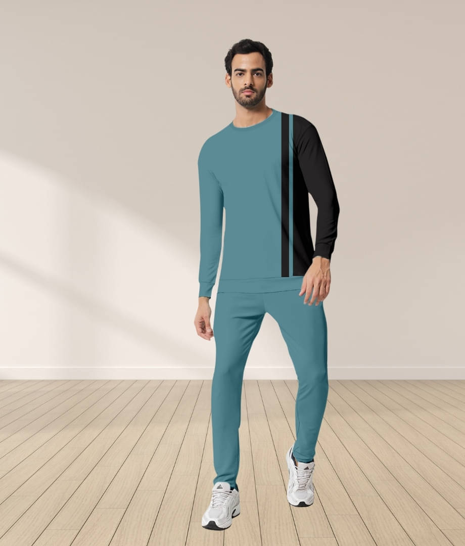 RABBY Light Green Polyester Blend Regular Fit Men's Tracksuit ( Pack of 1 ) RABBY Light Green Polyester Blend Regular Fit Men's Tracksuit ( Pack of 1 )