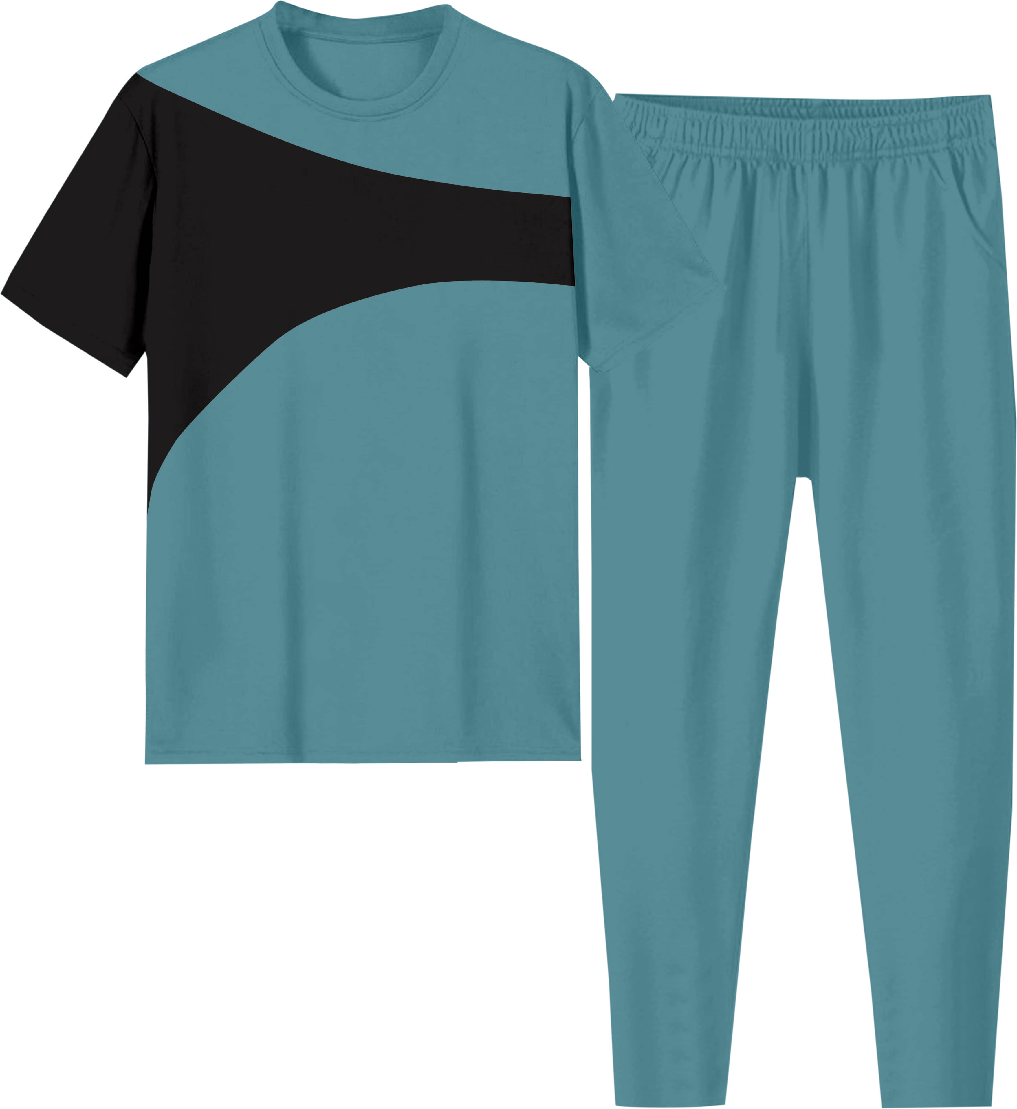     			RABBY Light Green Polyester Blend Regular Fit Men's Tracksuit ( Pack of 1 )