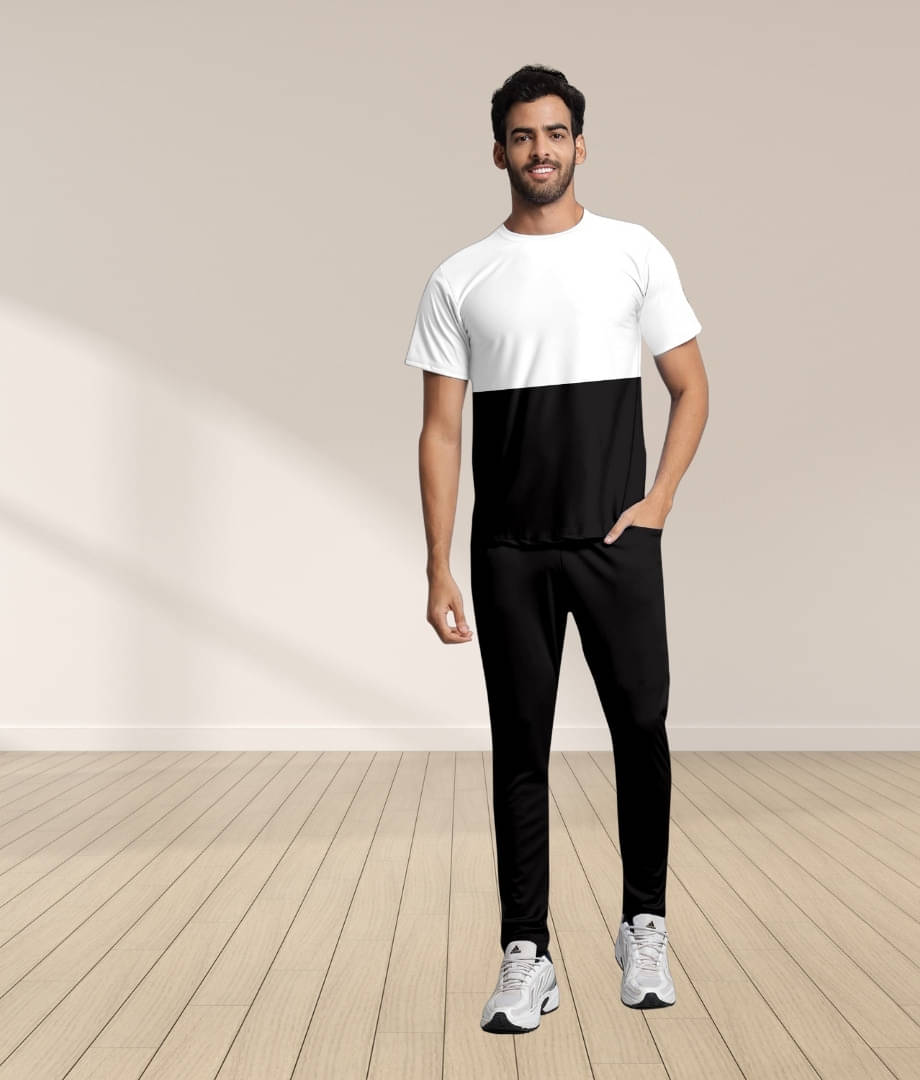 RABBY White Polyester Blend Regular Fit Men's Tracksuit ( Pack of 1 ) RABBY White Polyester Blend Regular Fit Men's Tracksuit ( Pack of 1 )