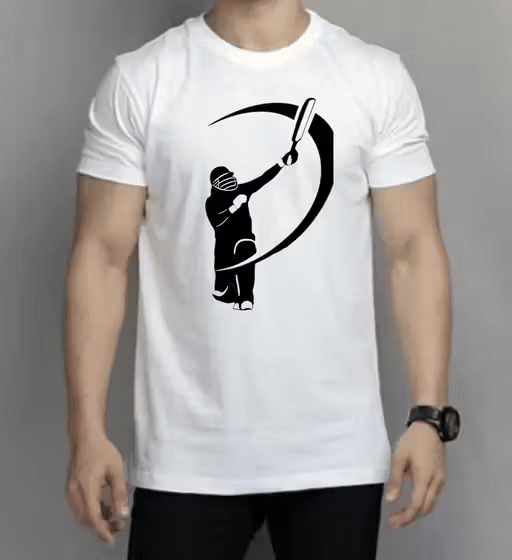 RAPZOD Men Polyester Regular Fit Printed T-Shirt ( White ) RAPZOD Men Polyester Regular Fit Printed T-Shirt ( White )