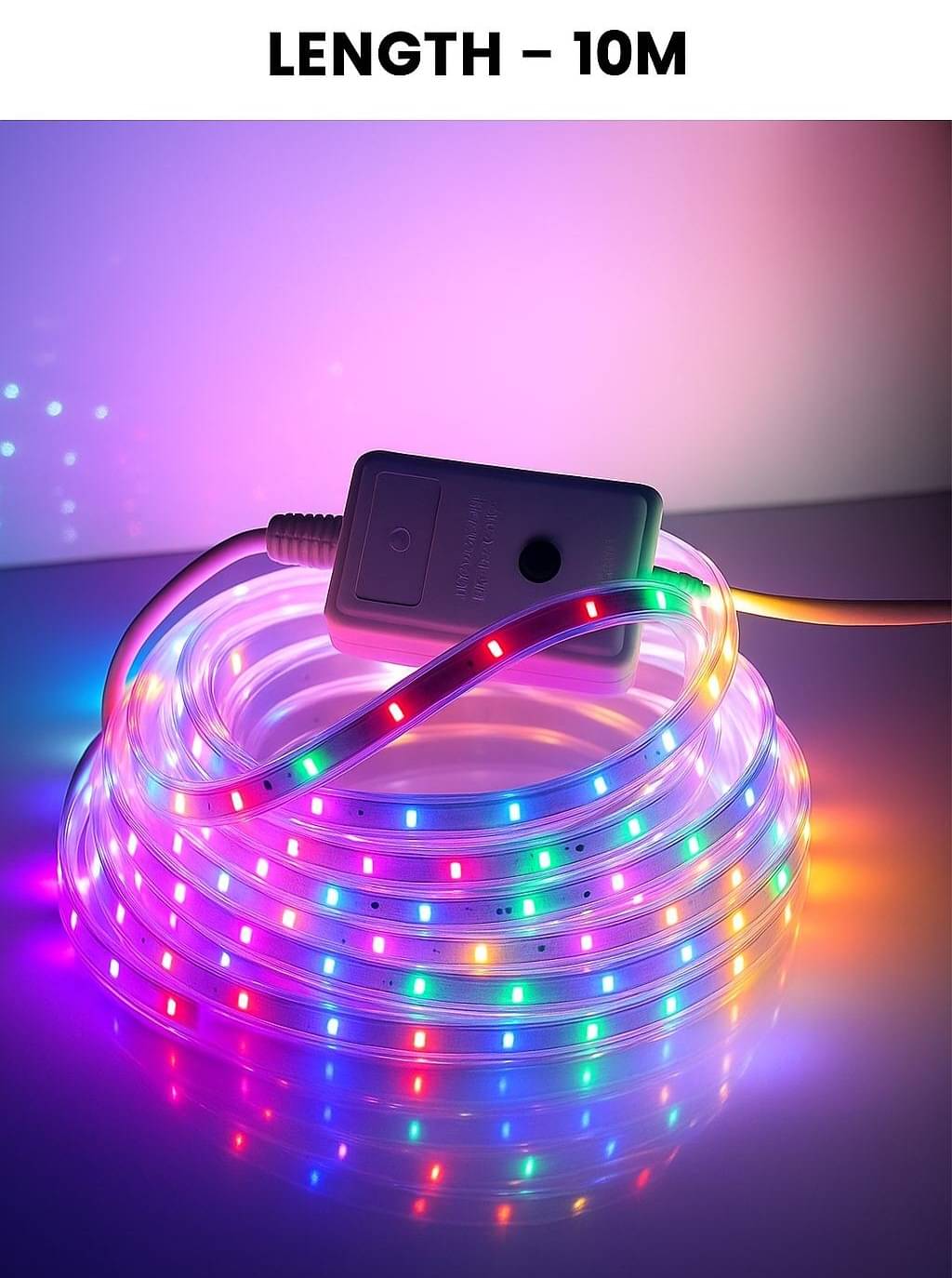     			SPARKWORLD Multicolor 10 Mtr LED Strip ( Pack of 1 )