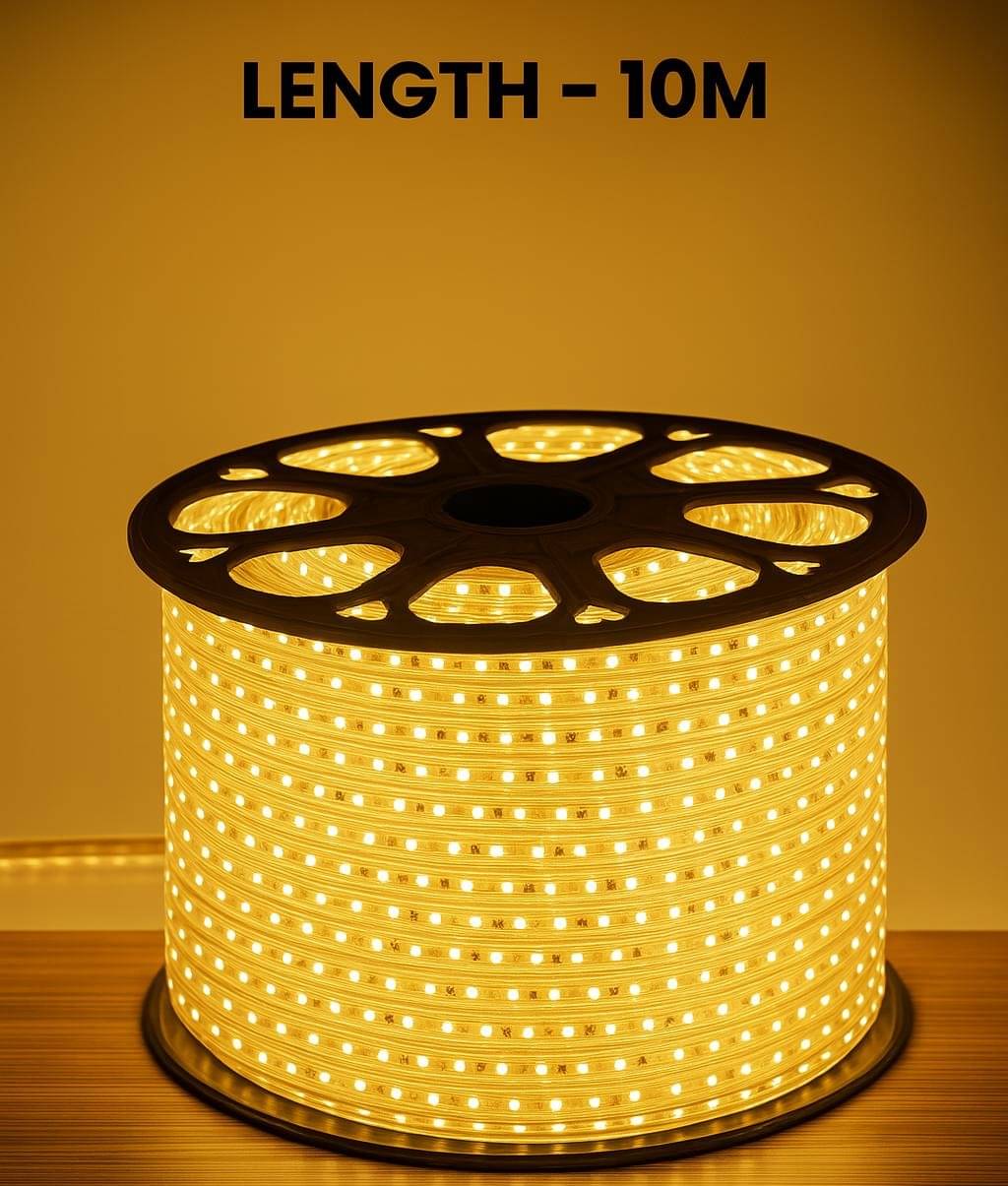     			SPARKWORLD Yellow 10 Mtr LED Strip ( Pack of 1 )