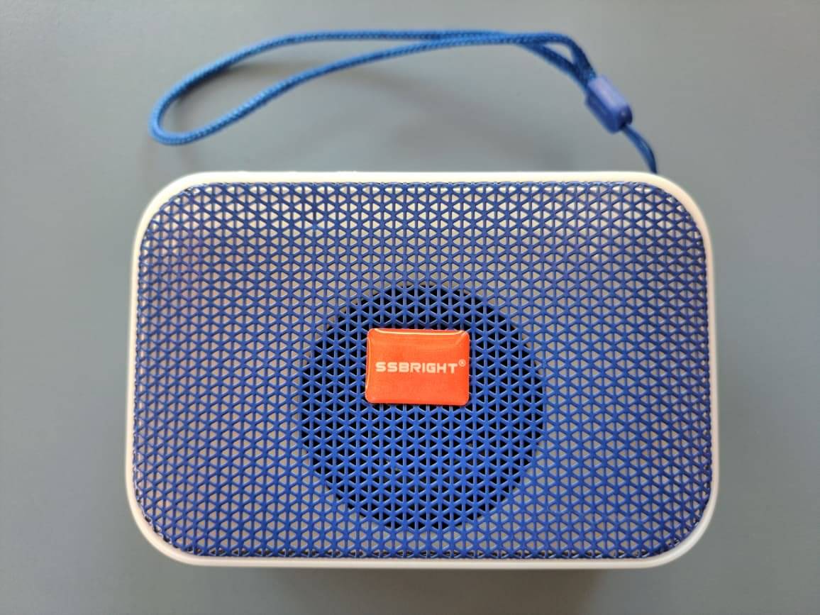     			SS Bright SM4117 5 W Bluetooth Speaker Bluetooth V 5.0 with SD card Slot,USB Playback Time 10 hrs Blue
