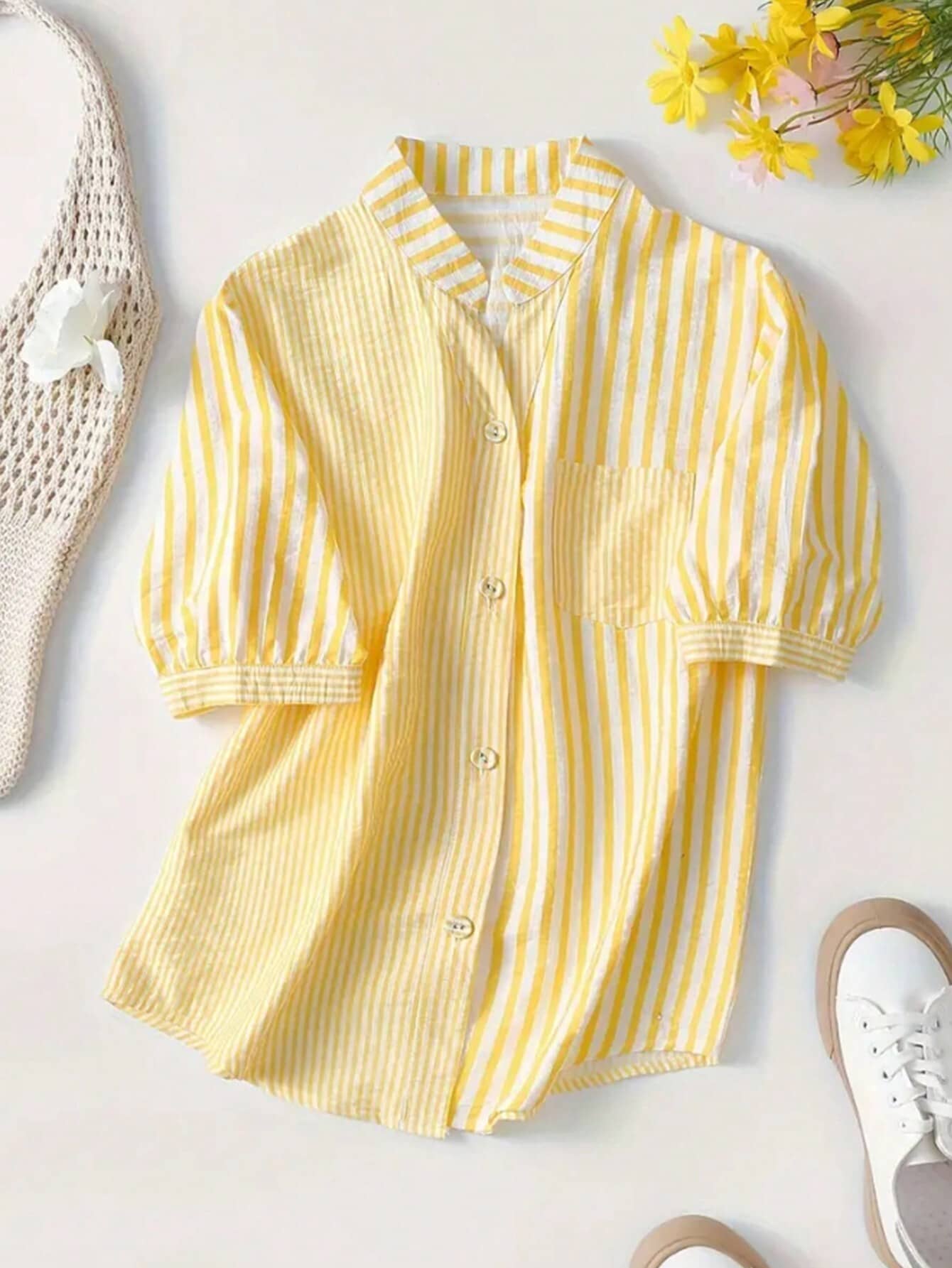 Harpa Women's Chiffon Regular Top Red