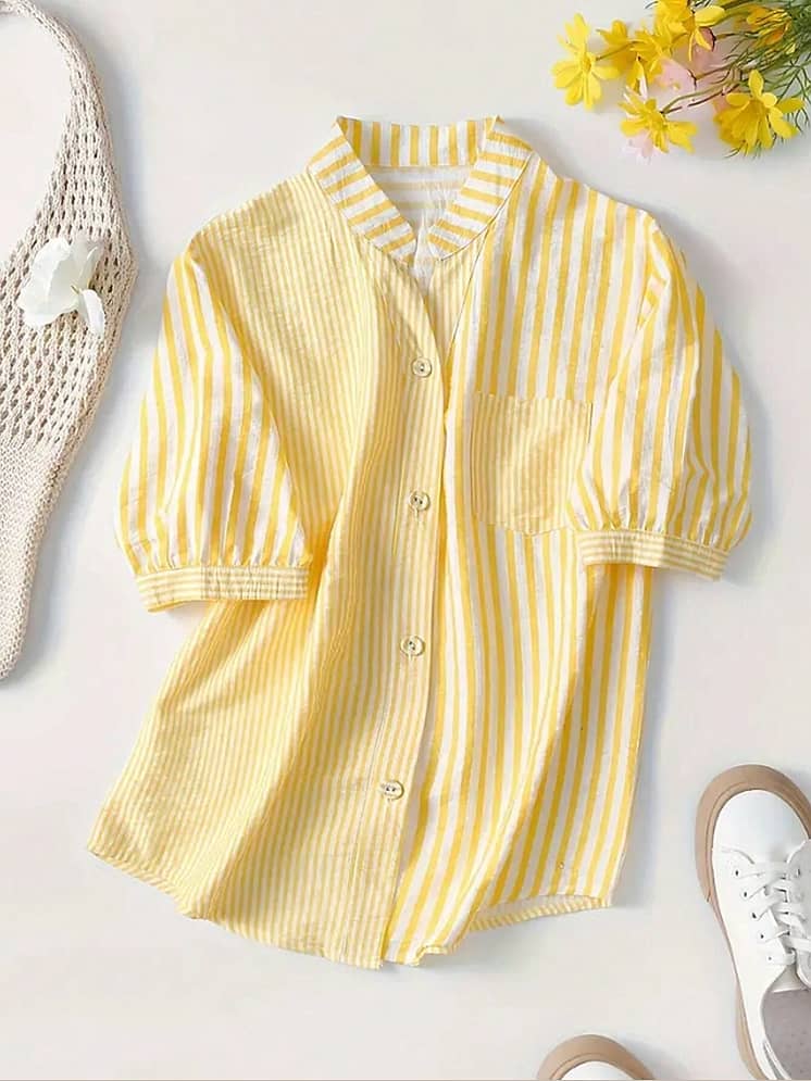 Harpa Women's Chiffon Regular Top Red - Main Image