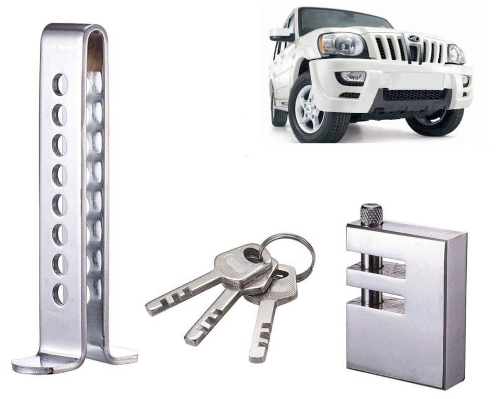 Stainless Steel Pedal Lock Rod or for Car Clutch Brake Throttle Adjustable Anti Theft Security Lock System Scorpio Stainless Steel Pedal Lock Rod or for Car Clutch Brake Throttle Adjustable Anti Theft Security Lock System Scorpio