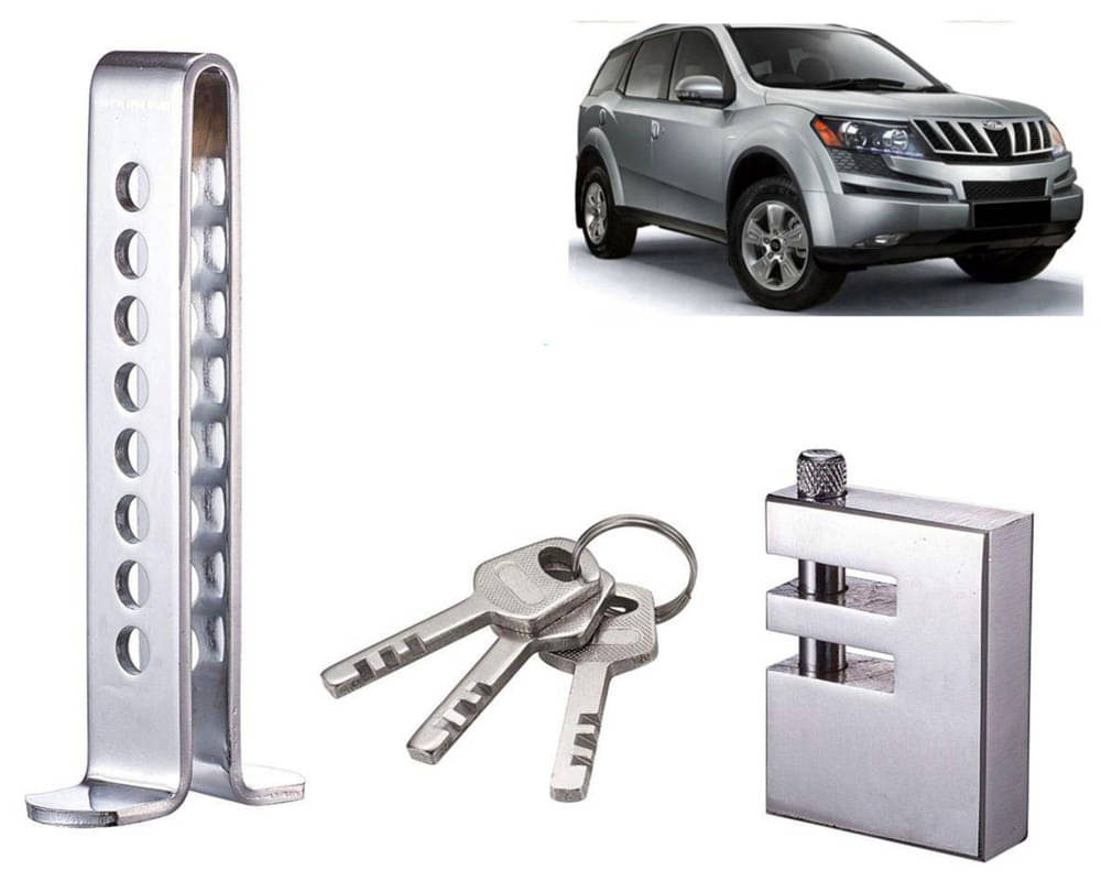 Stainless Steel Pedal Lock Rod or for Car Clutch Brake Throttle Adjustable Anti Theft Security Lock System XUV 500     			Stainless Steel Pedal Lock Rod or for Car Clutch Brake Throttle Adjustable Anti Theft Security Lock System XUV 500