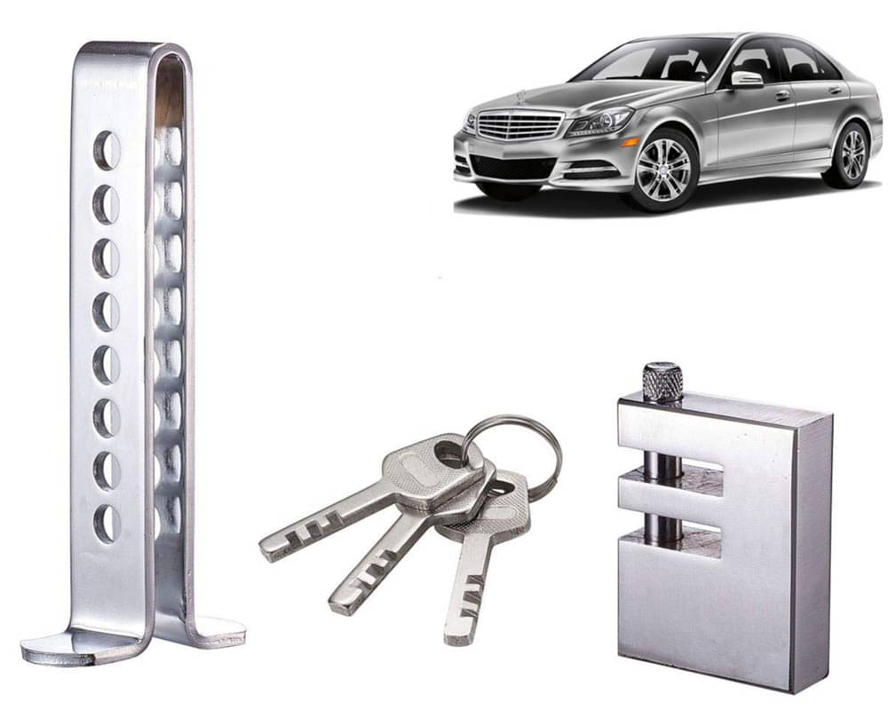 Stainless Steel Pedal Lock Rod or for Car Clutch Brake Throttle Adjustable Anti Theft Security Lock System C250 Stainless Steel Pedal Lock Rod or for Car Clutch Brake Throttle Adjustable Anti Theft Security Lock System C250